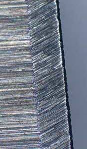 microscopic view knife edge - DMT